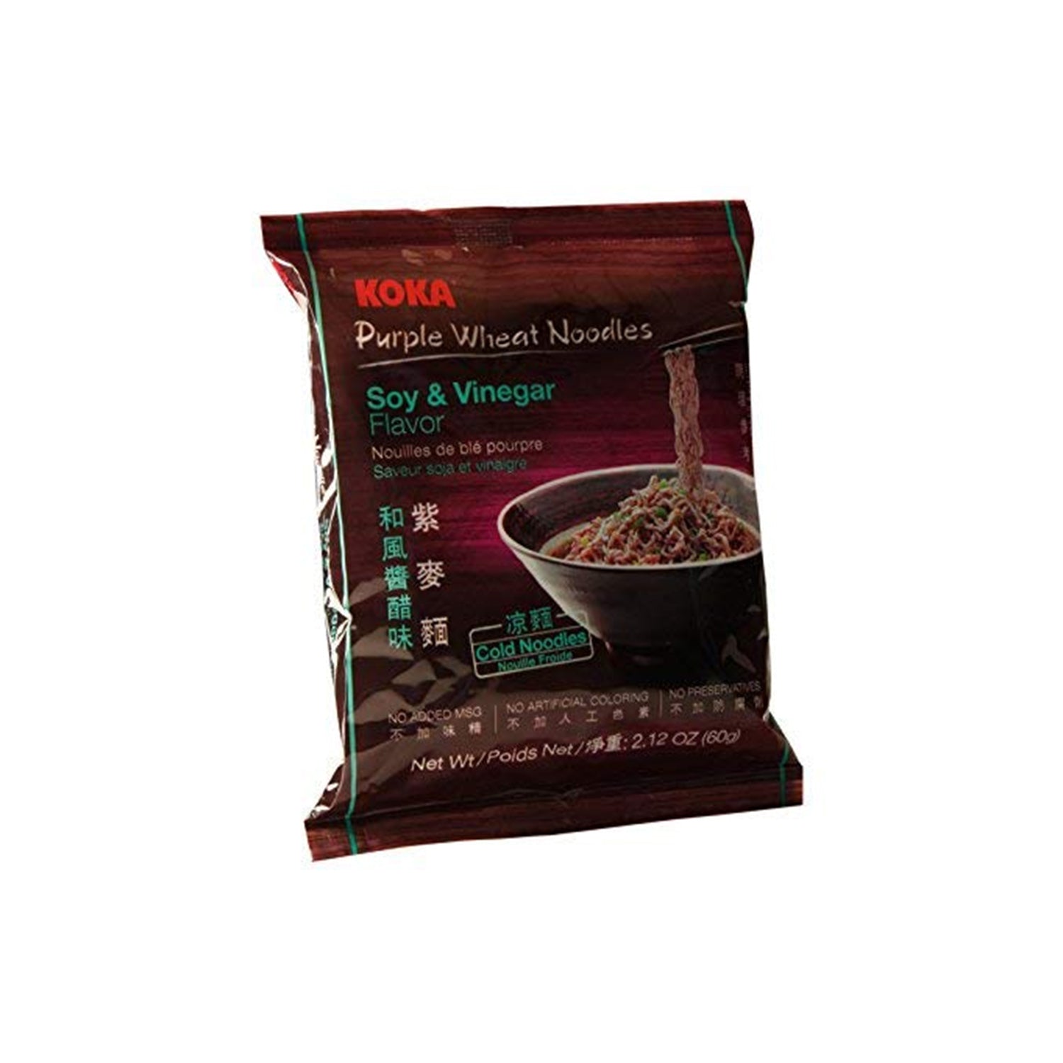 Koka Purple Noodles Soy & Vinegar 60Gm