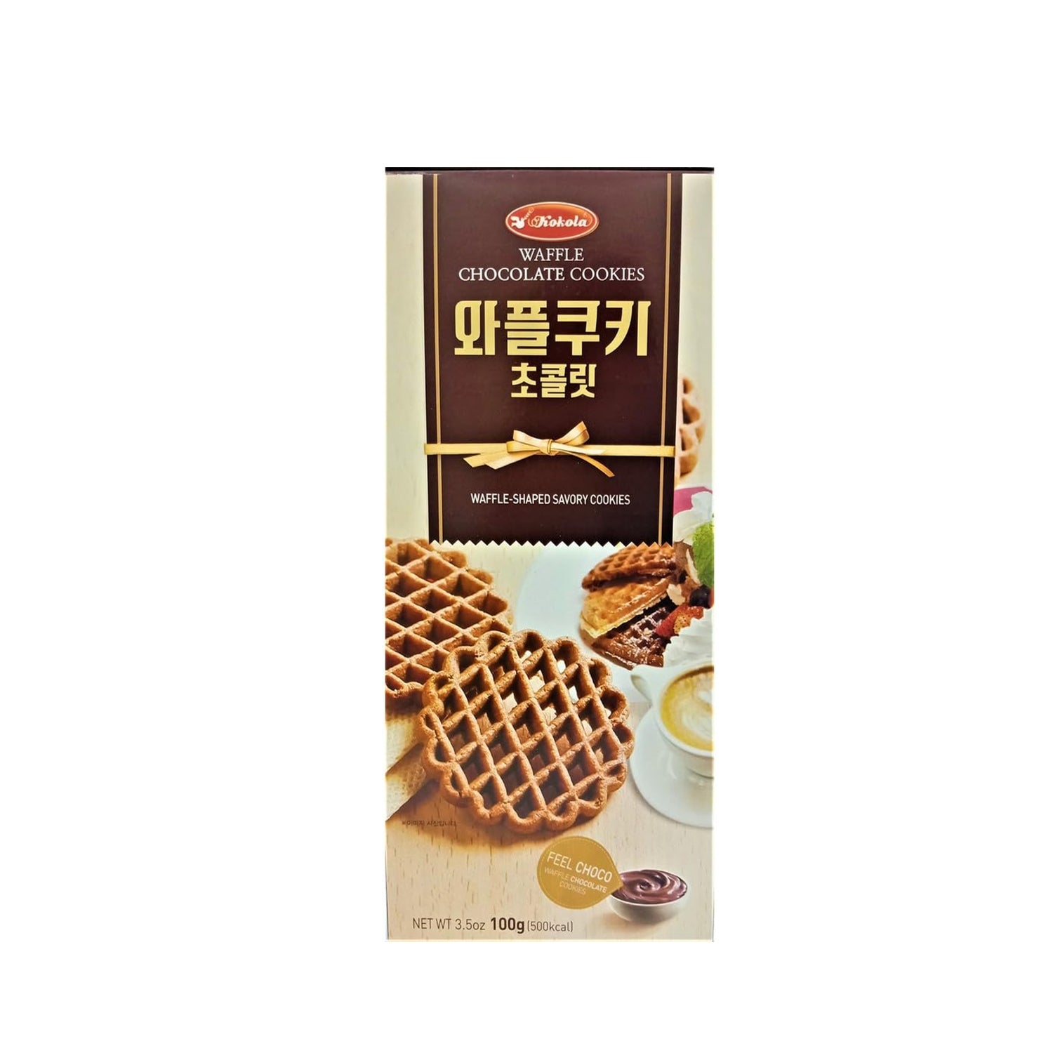 Kokola Waffle Chocolate Cookies 100Gm