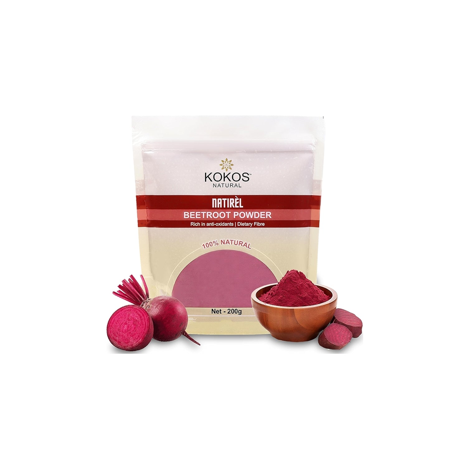 Kokos Natural Beetroot Powder 200Gm