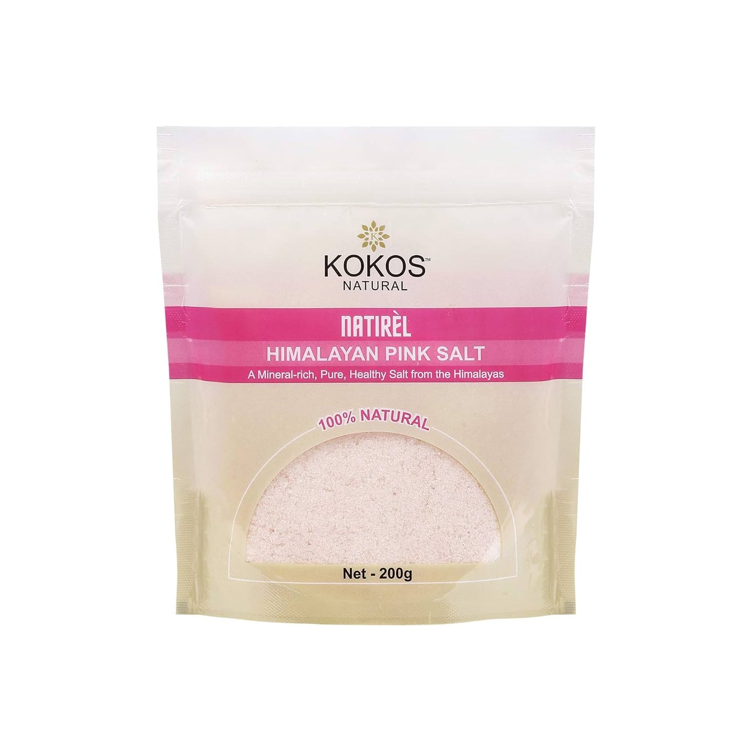 Kokos Natural Hialayan Pink Salt 200Gm