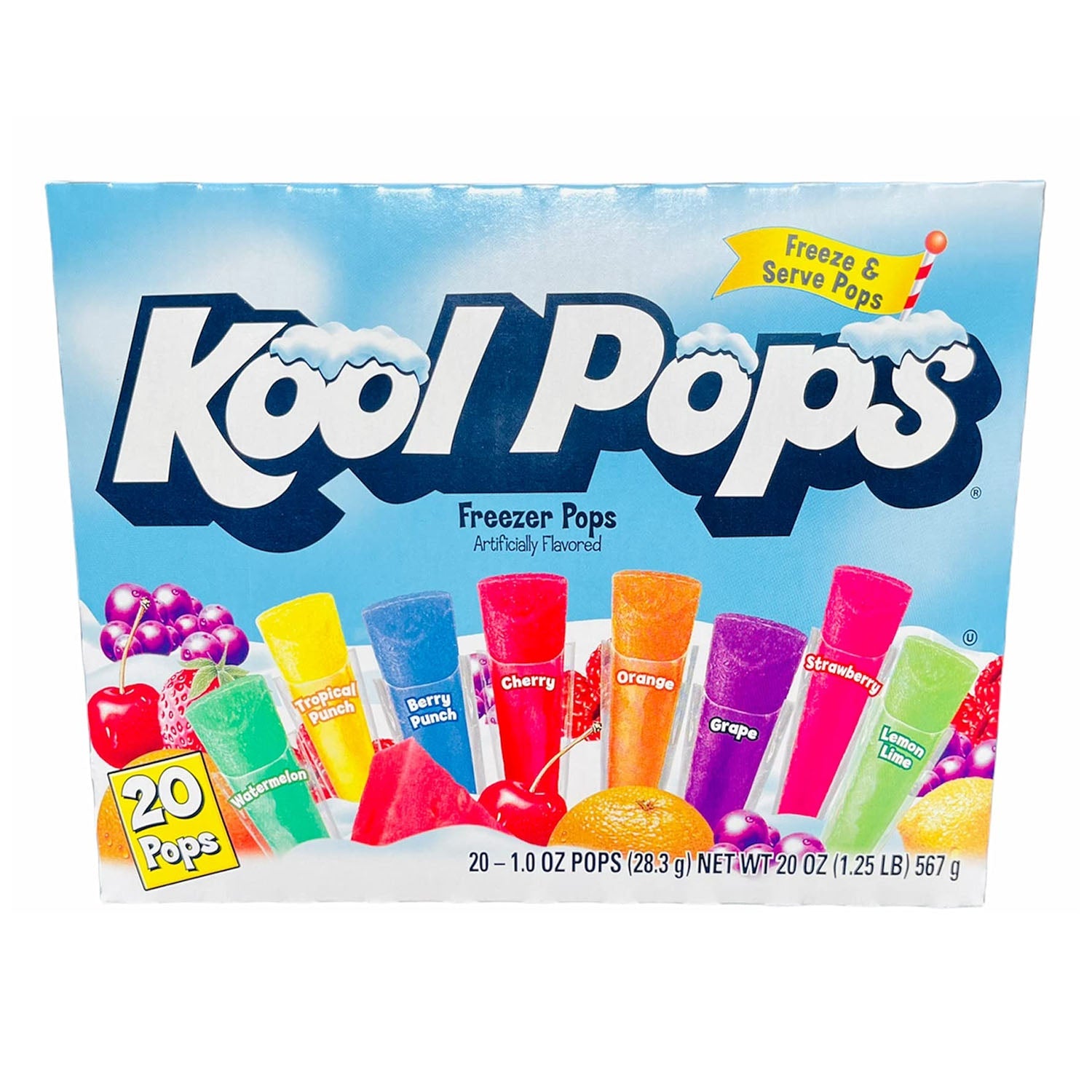Kool Pops Freezer 20Pops 567Gm