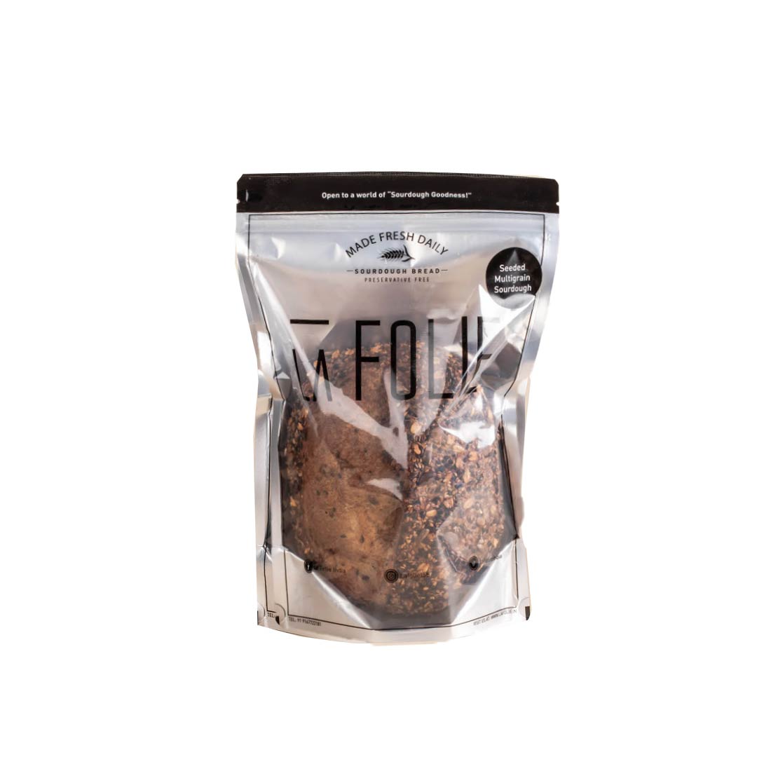 La Folie Seeded Multigrain Sourdough 375Gm