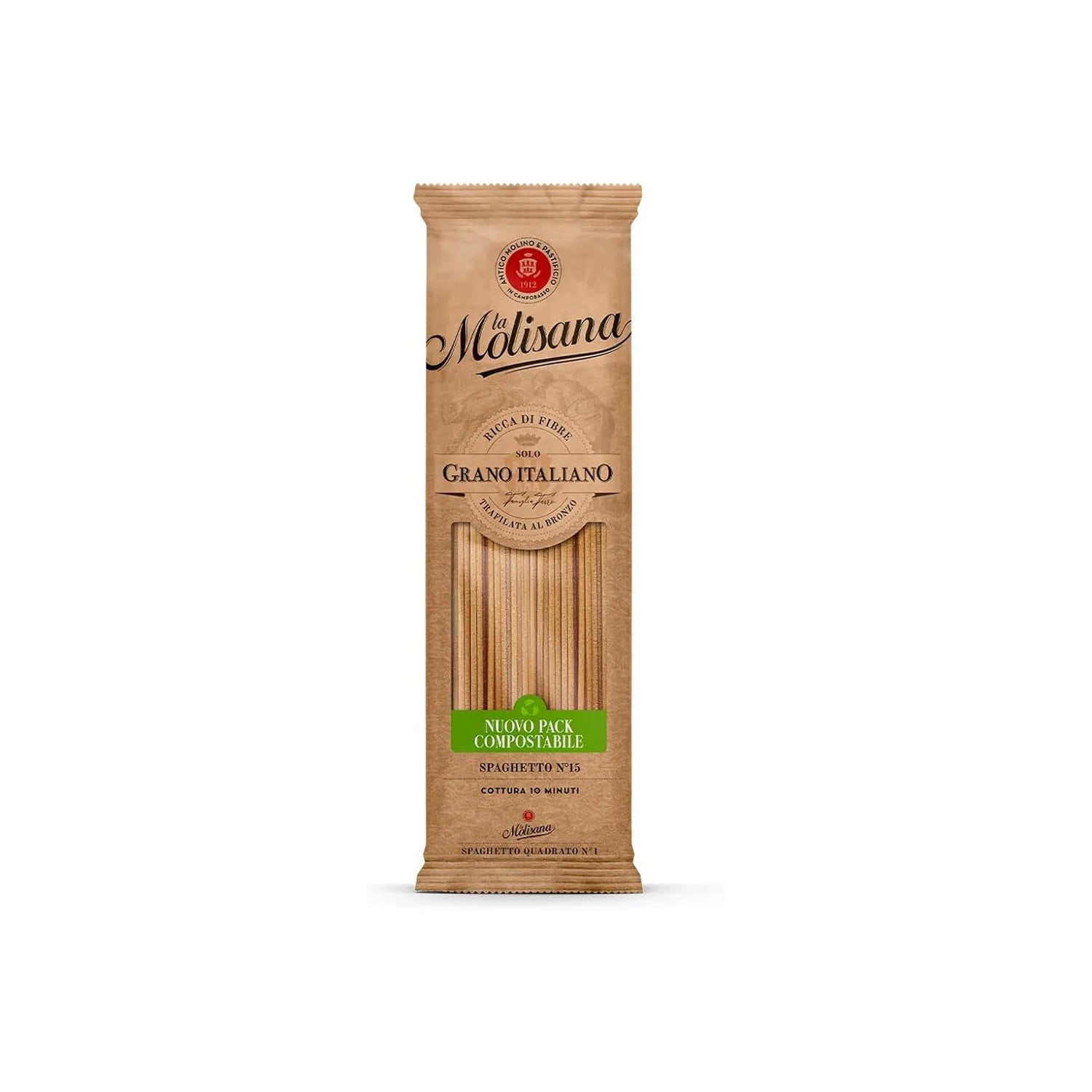 La Molisana Spaghetti N15 Whole Wheat 500Gm