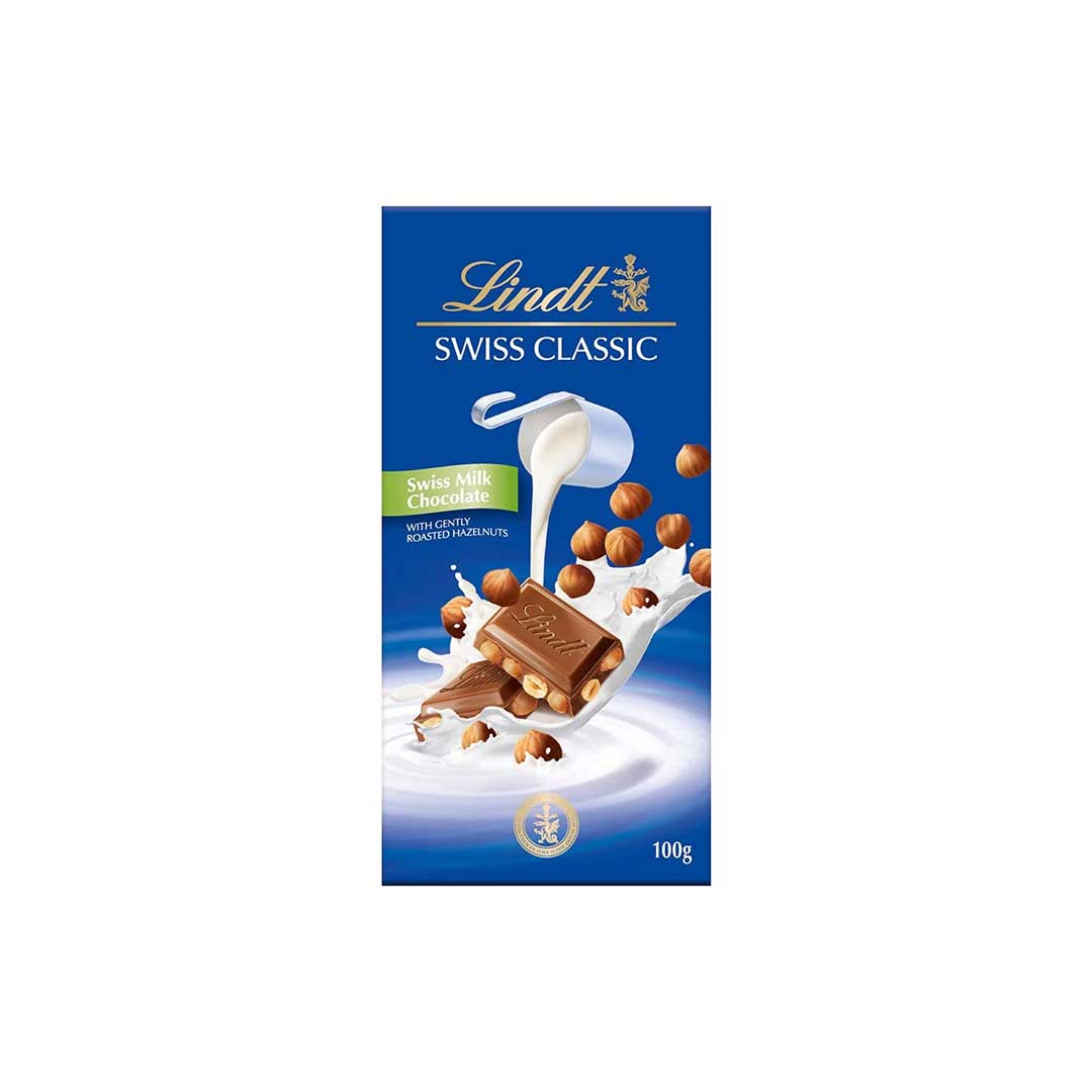 Lindt Swiss Classic Milk Choco 100Gm