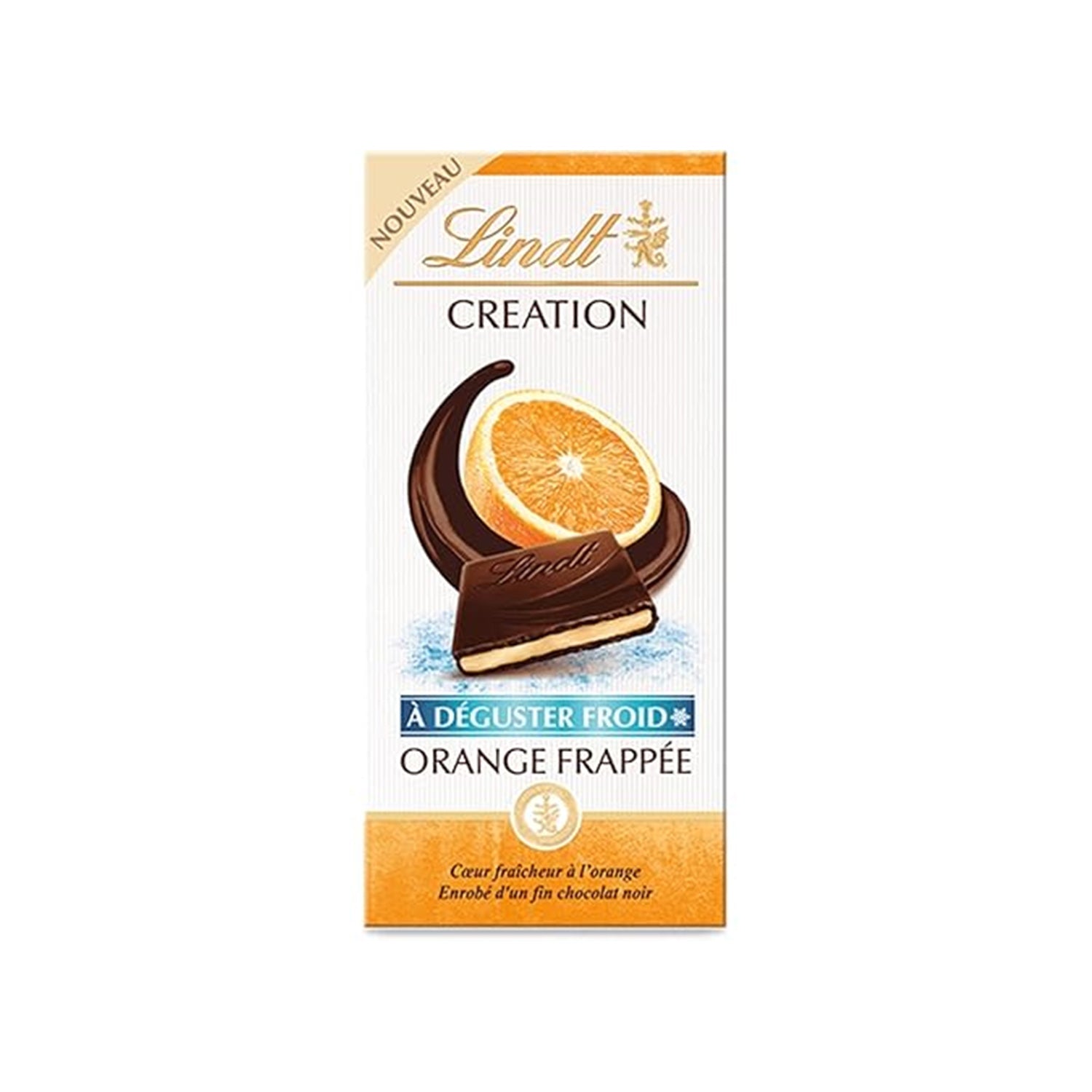Lindt Creation Orange Frappe Chocolat 150Gm