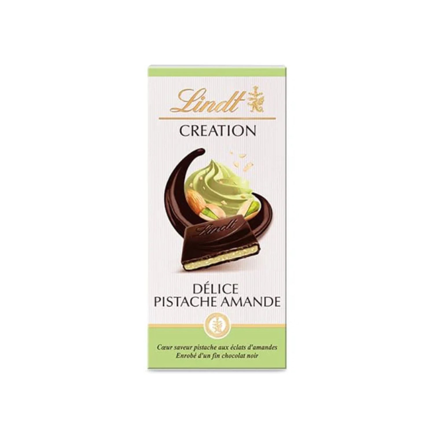 Lindt Creation Pistachio Delight W Almond Pieces 150Gm
