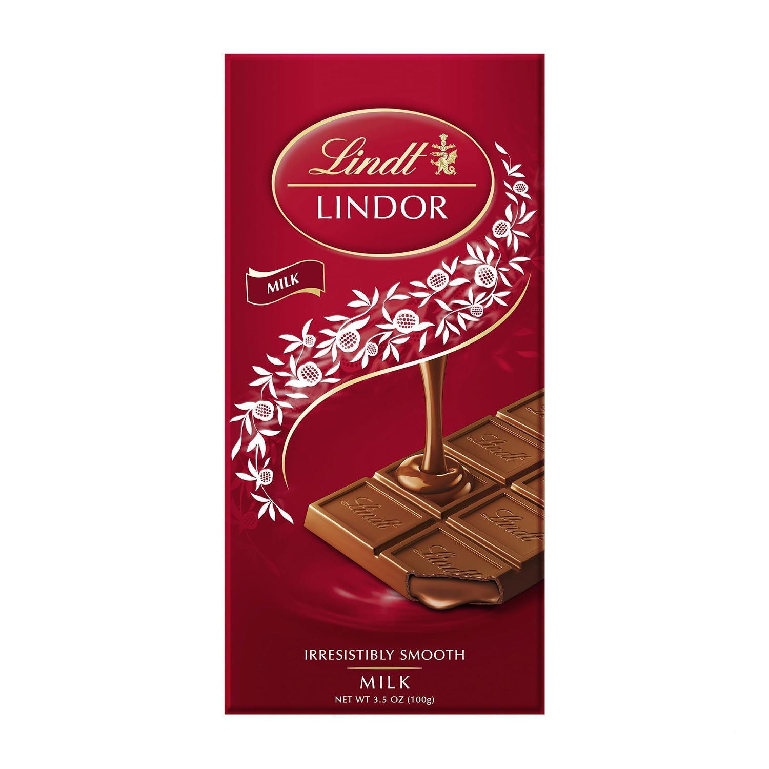 Lindt Lindor Milk Choco Bar 100Gm