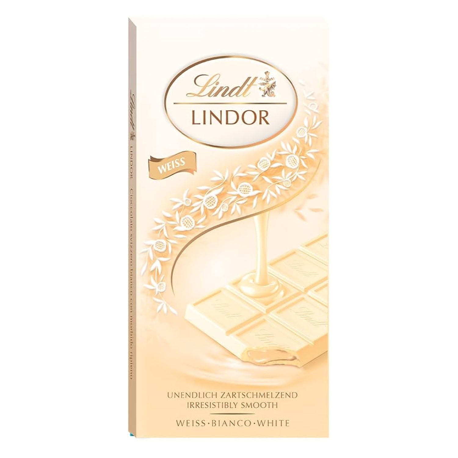 Lindt Lindor White Choco Bar 100Gm