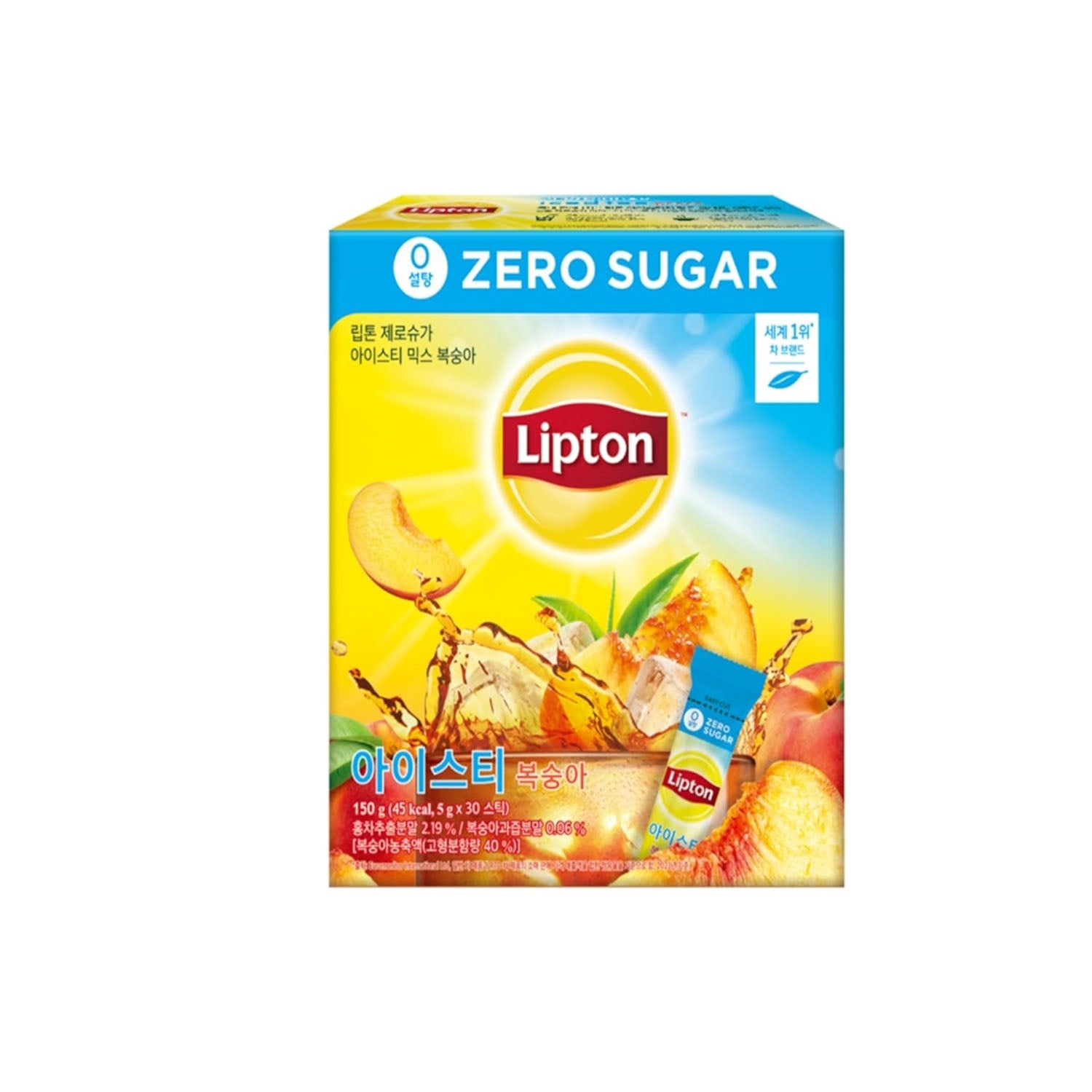 Lipton Zero Sugar Peach Ice Tea Imp 1Box