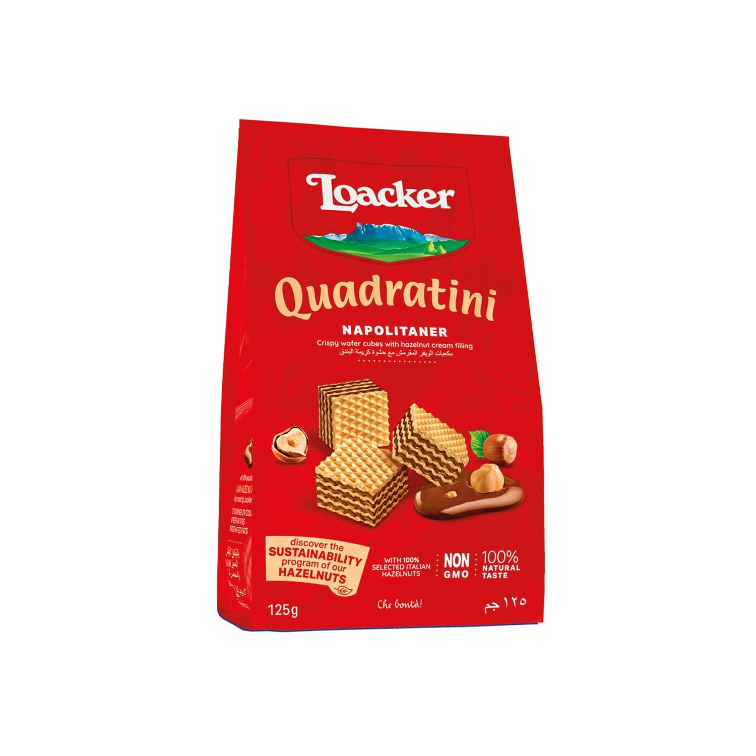 Loacker Quadratini Napolitaner 125Gm