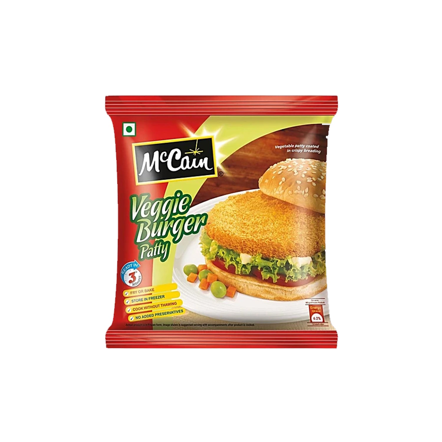 Mccain Veg Burger Patty 360Gm