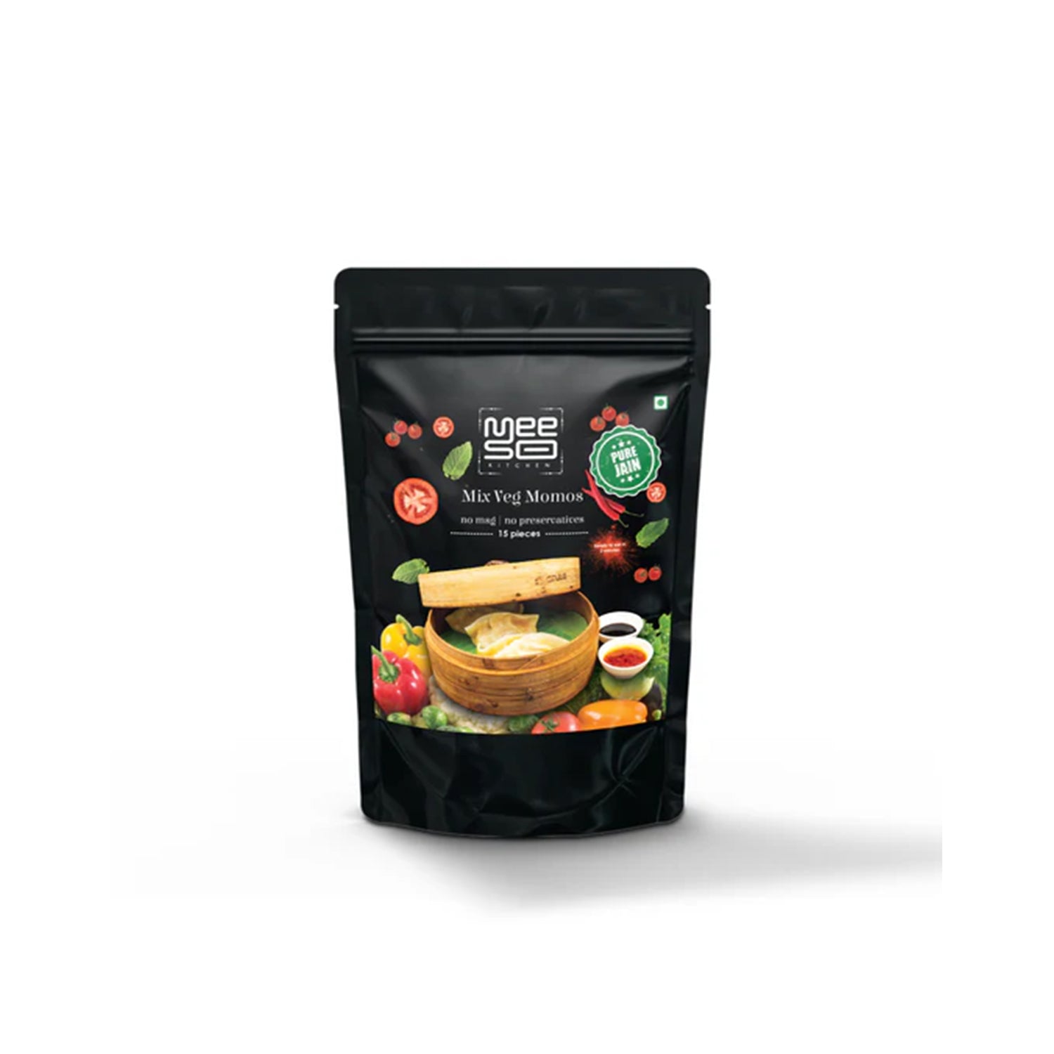 Meeso Mix Veg Momos 15Pcs