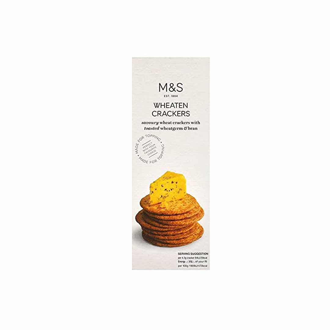 M&S Food Wheaten & Bran Cracker 150Gm