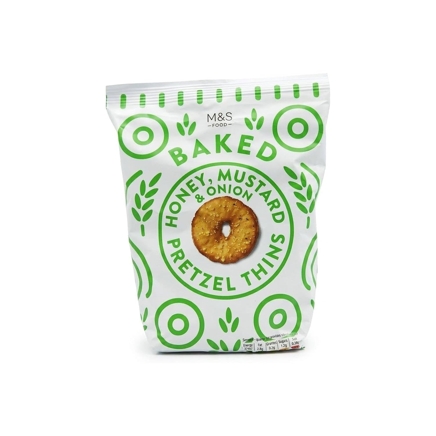M&S Pretzel Thiins Honey Mustard 80Gm
