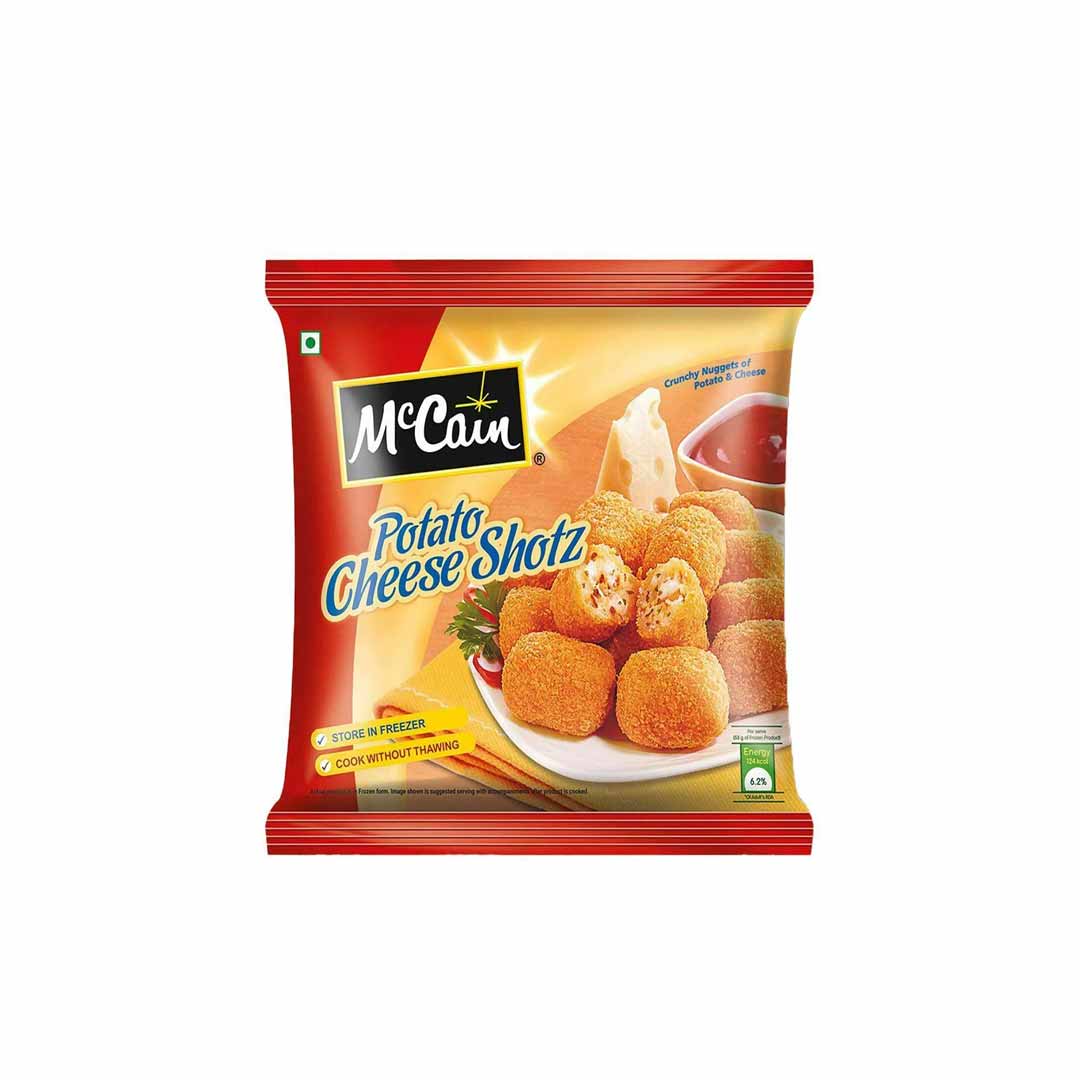 Mccain Potato Cheese Shotz 400Gm