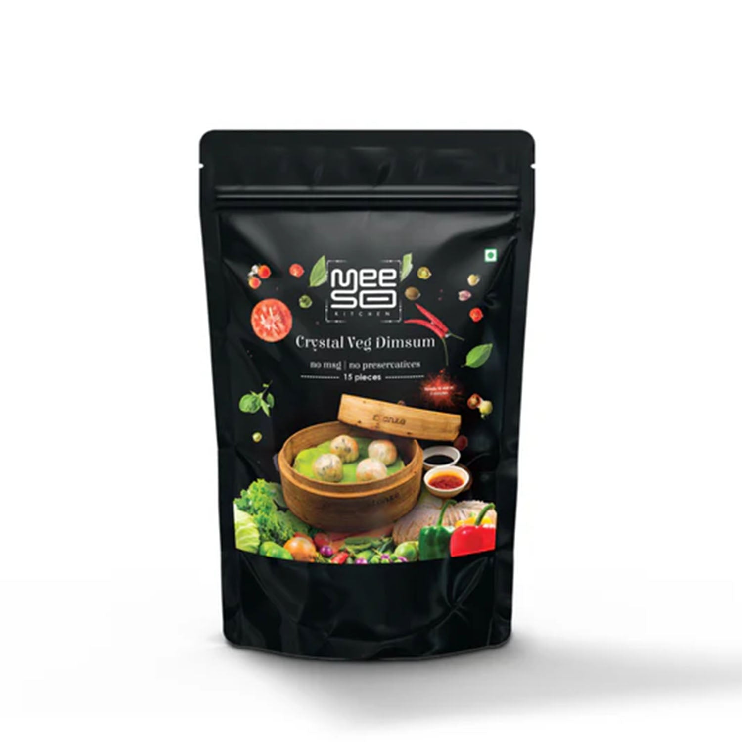 Meeso Kitchen Crystal Veg Dimsums 15Pcs