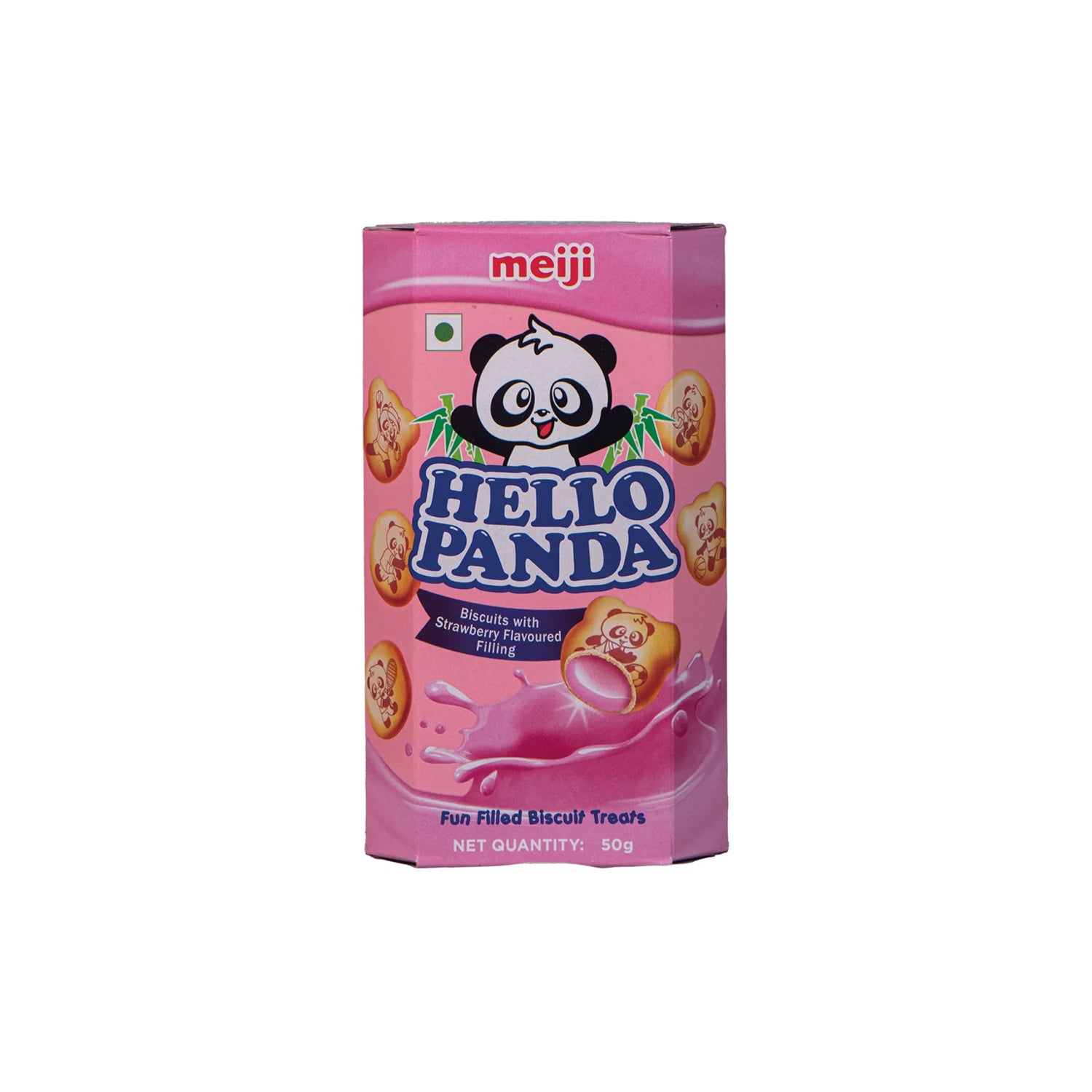 Meiji Hello Panda Strawberry Biscuit 50Gm