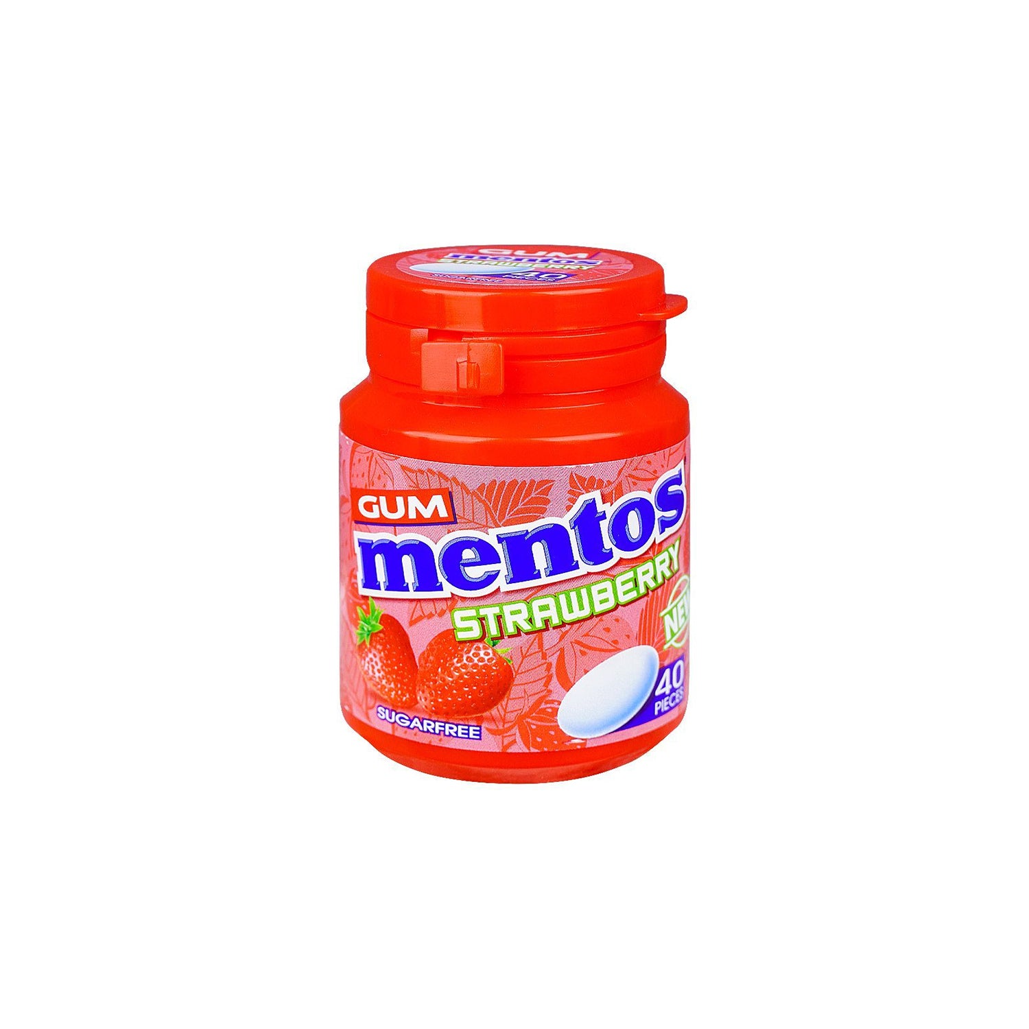 Mentos Sugar Free Strawberry 56Gm
