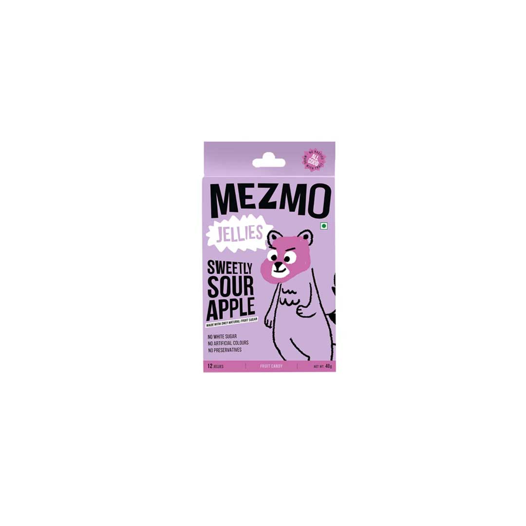 Mezmo Sweetly Sour Apple Jellies 48Gm