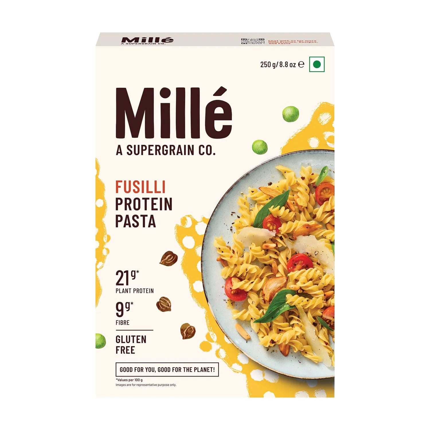 Mille Fusilli Protein Pasta 250Gm