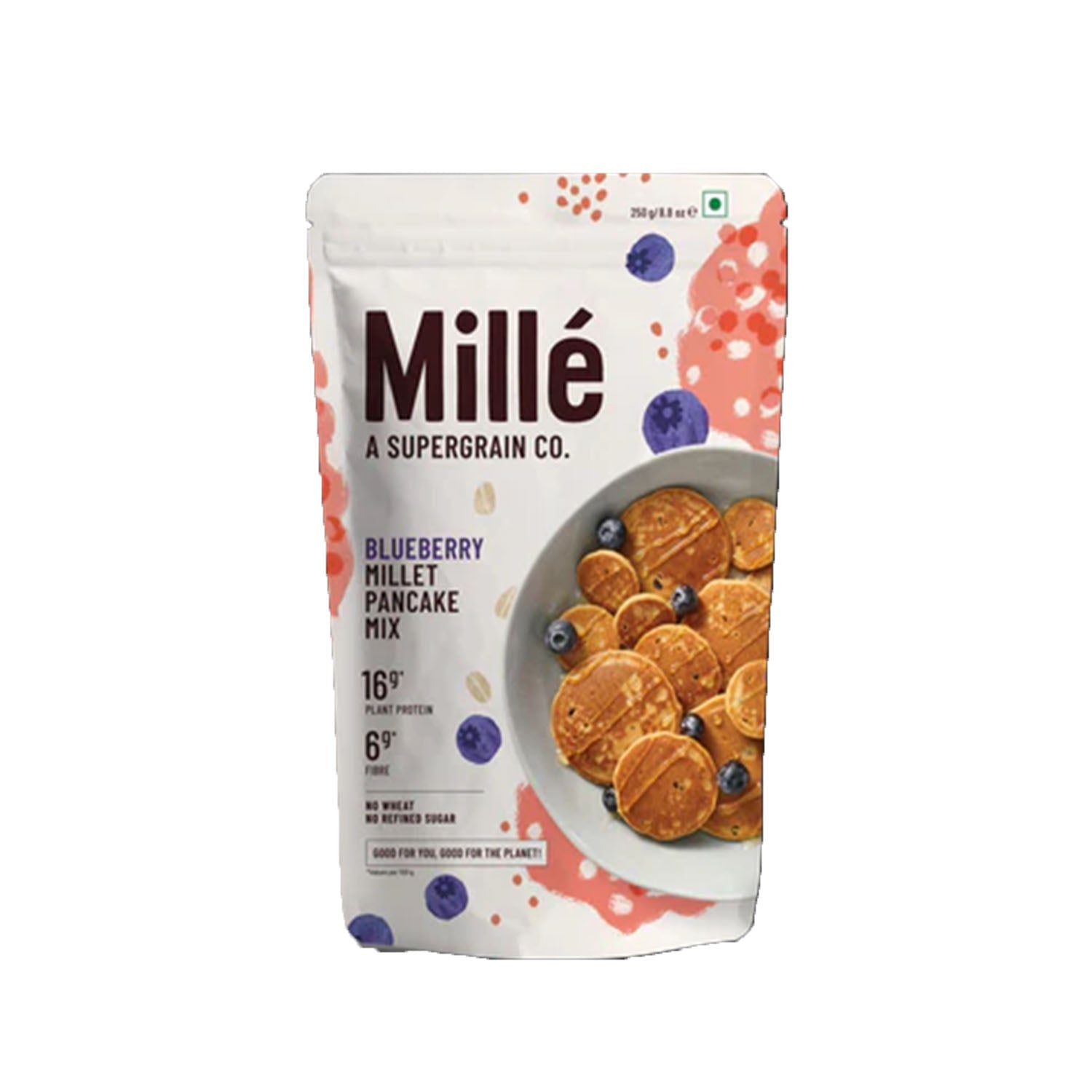 Mille Pancake Blueberry Mix 250Gm