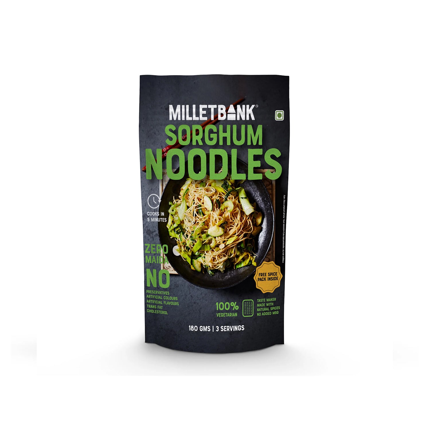 Millet Bank Sorghum Noodles 180Gm
