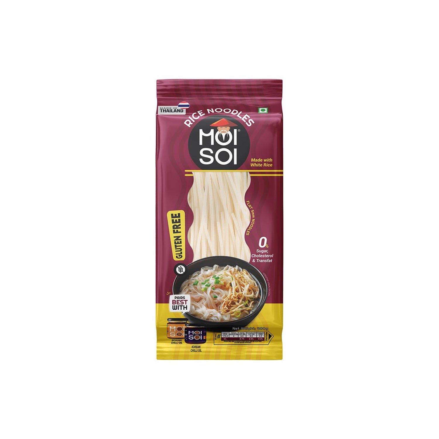 Moisoi Rice Noodles Gf 400Gm