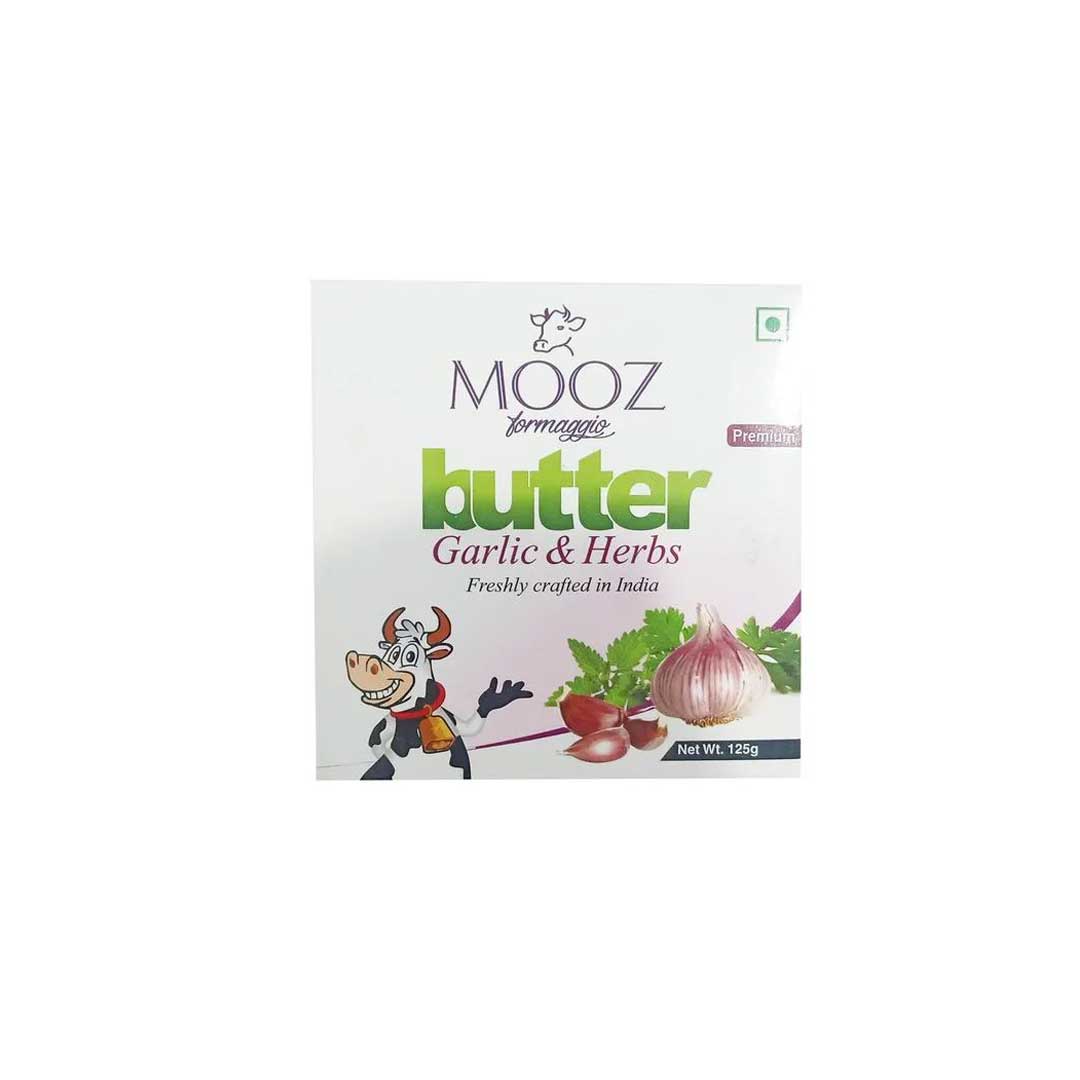 Mooz Butter Garlic N Herbs 125Gm