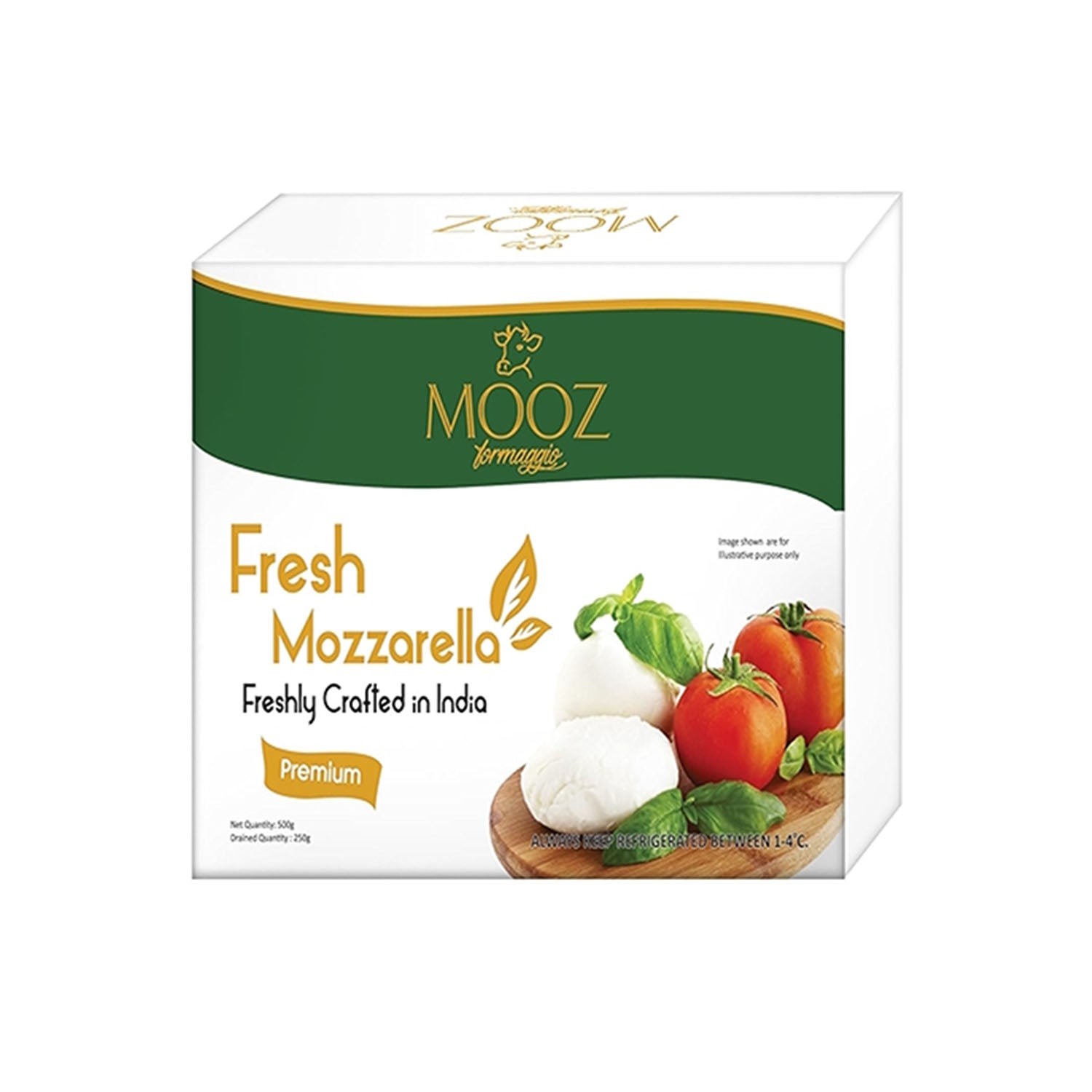 Mooz Fresh Mozzarella Cheese 250Gm