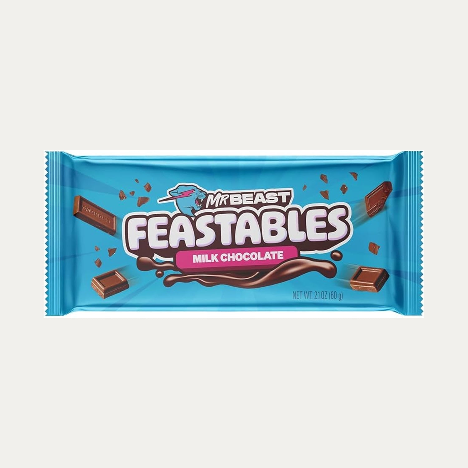 Mr Beast Feastables Milk Chocolate Bar 60Gm