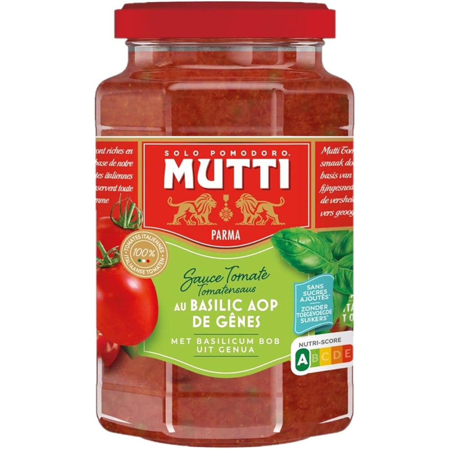 Mutti Basilico Basil Pasta Sauce 400Gm