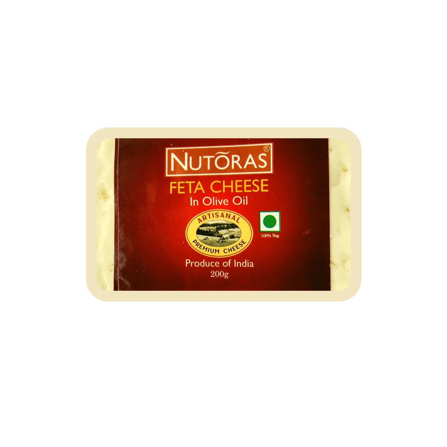Nutoras Cheese Feta W Olive Oil Block 200Gm