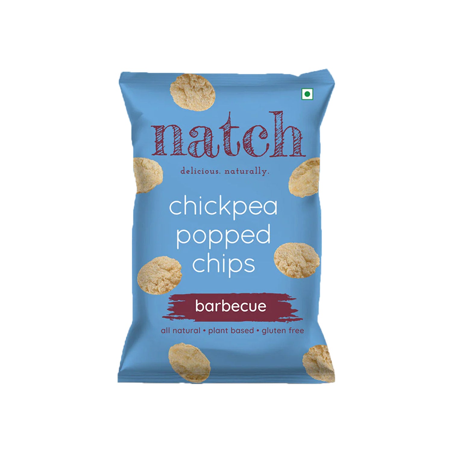 Natch Chickpea Popped Barbecue Chips 55Gm