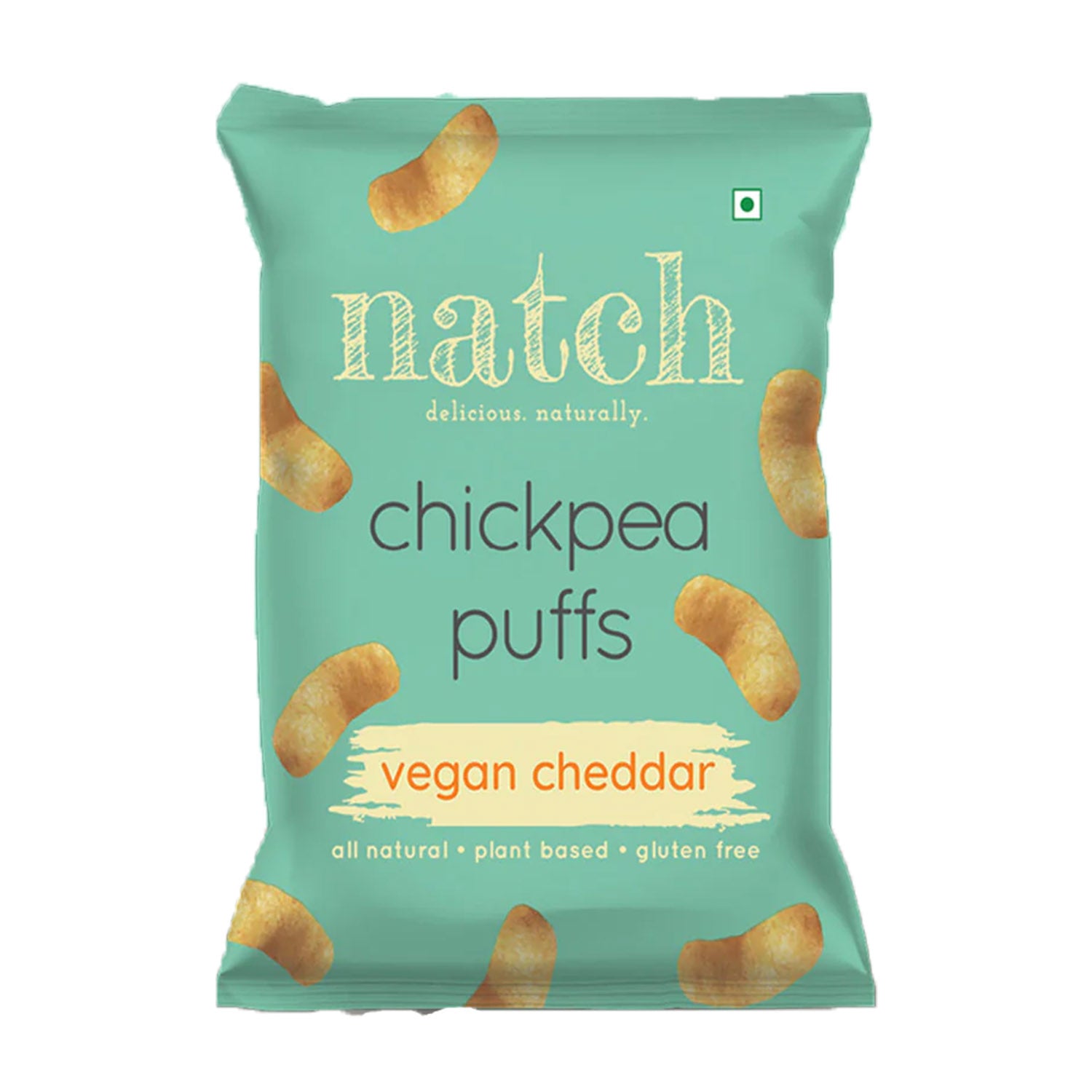 Natch Chickpea Vegan Cheddar Puffs 65Gm