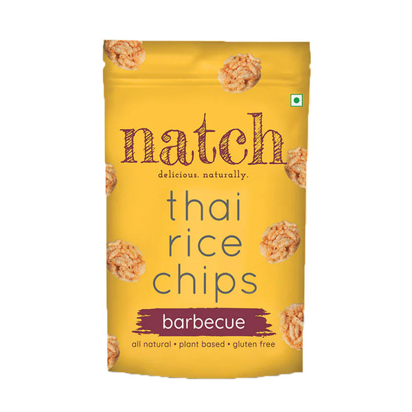 Natch Thai Rice Barbecue Chips 100Gm