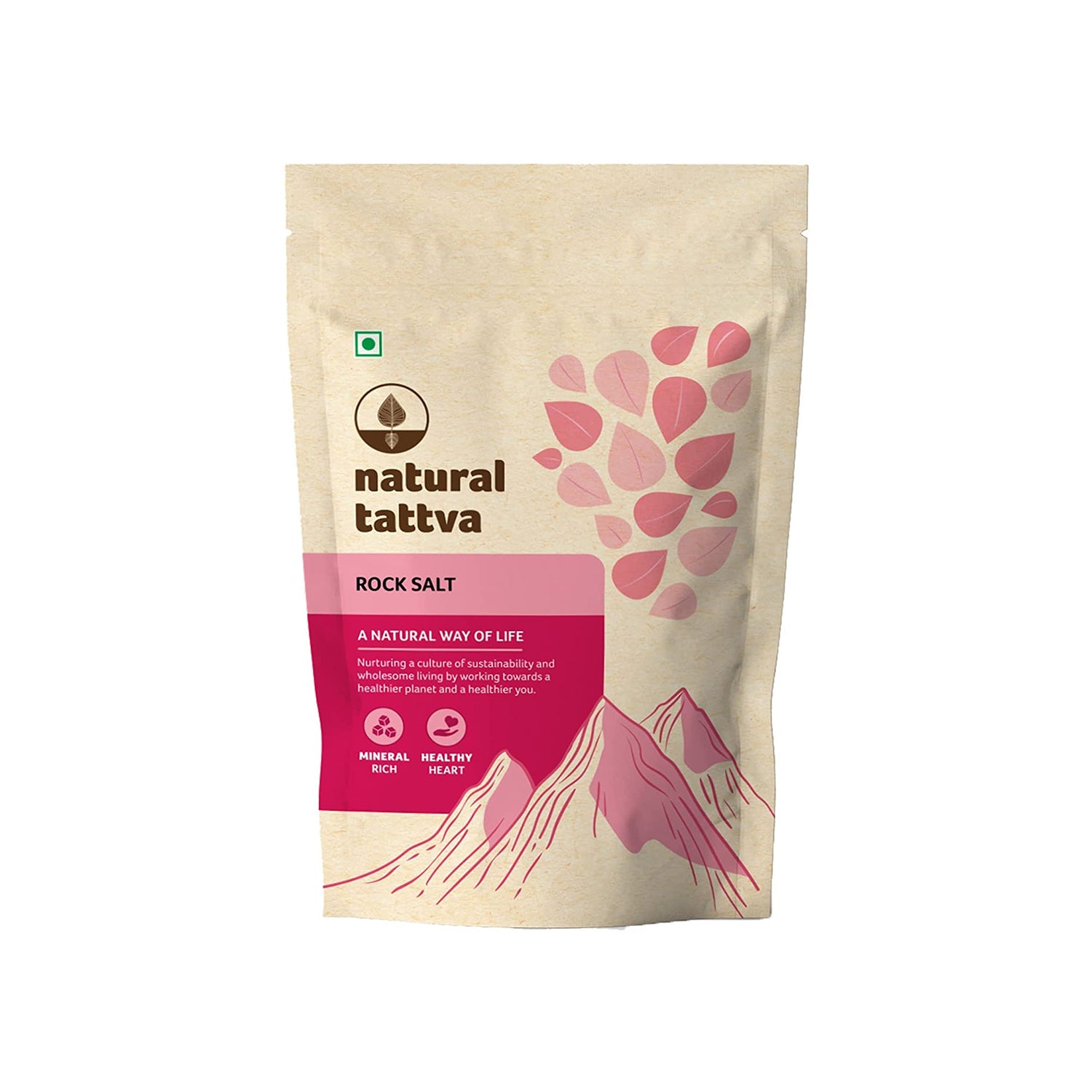 Natural Tattva Himalayan Rock Salt 500Gm