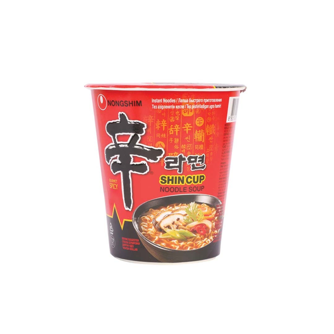 Nongshim Shin Ramyun Cup Noodle Soup 68Gm