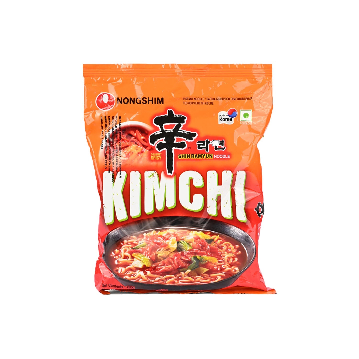 Nongshim Shin Ramyun Kimchi Noodle 120Gm