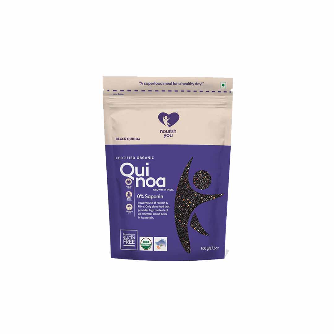 Nourish You Black Quinoa 500Gm