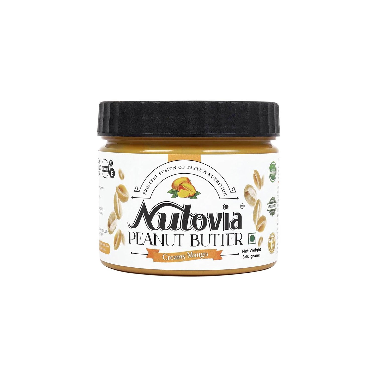 Nutovia Mango Peanut Butter 340Gm