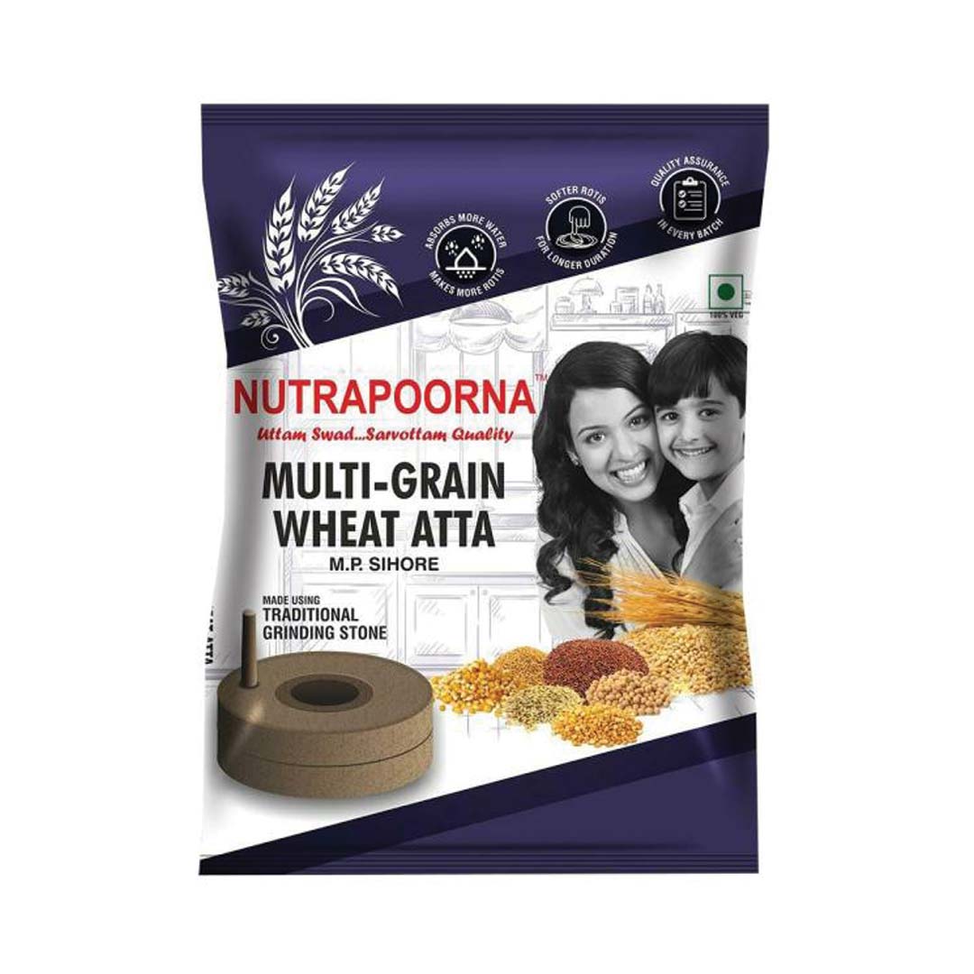 Nutrapoorna Multigrain Wheat Atta 1Kg