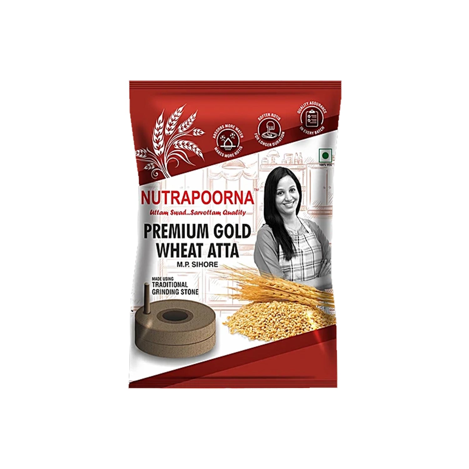 Nutrapoorna Premium Gold Wheat Atta 1Kg