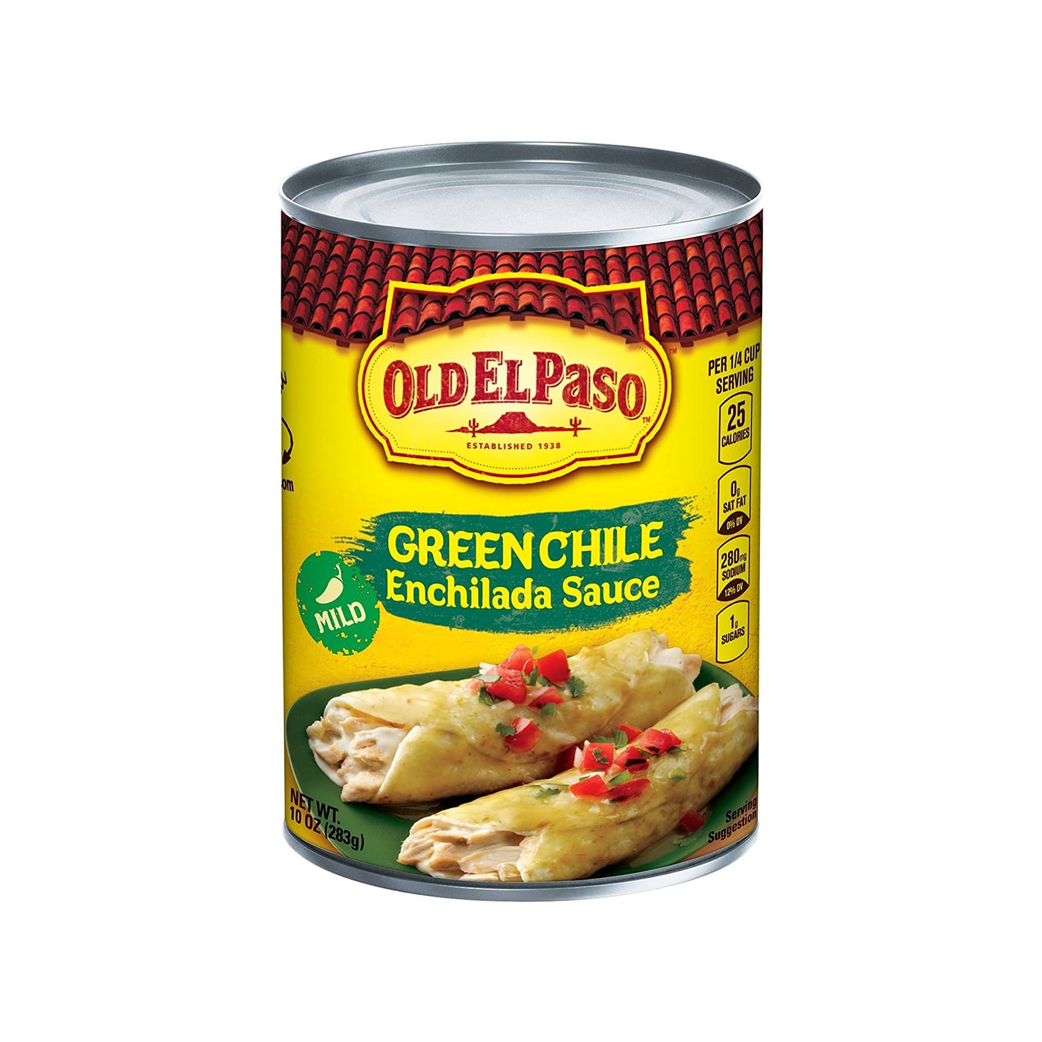 Old El Paso Green Chiles Enchilada Mild Sauce 283Gm