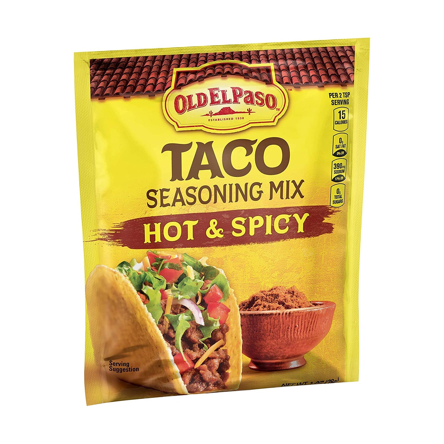Old El Paso Taco Seasoning Mix Hot & Spicy 28Gm