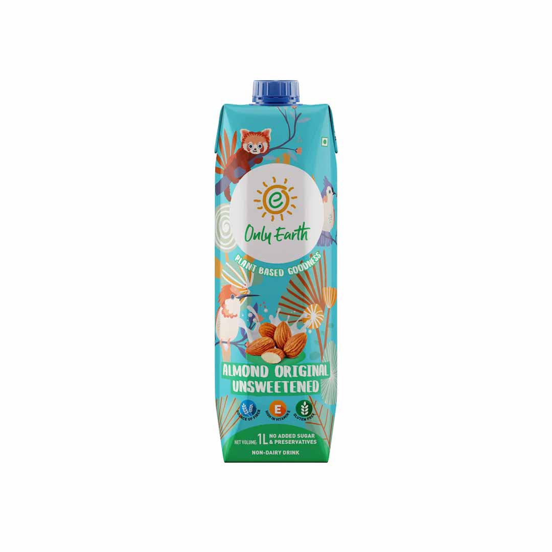 Only Earth Almond Original Unsweetened 1Ltr