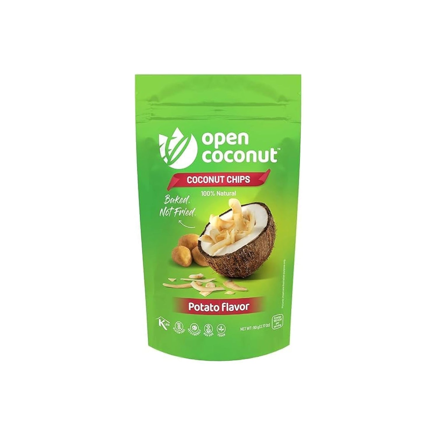 Open Coconut Potato Chips 90Gm
