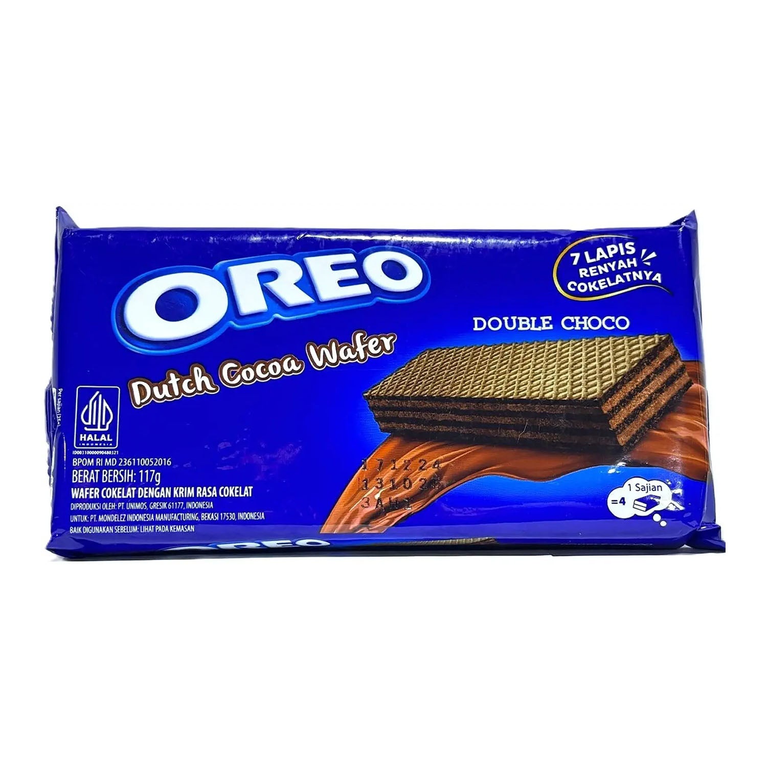 Oreo Double Choco Dutch Cocoa Wafer Biscuit 117Gm Imp