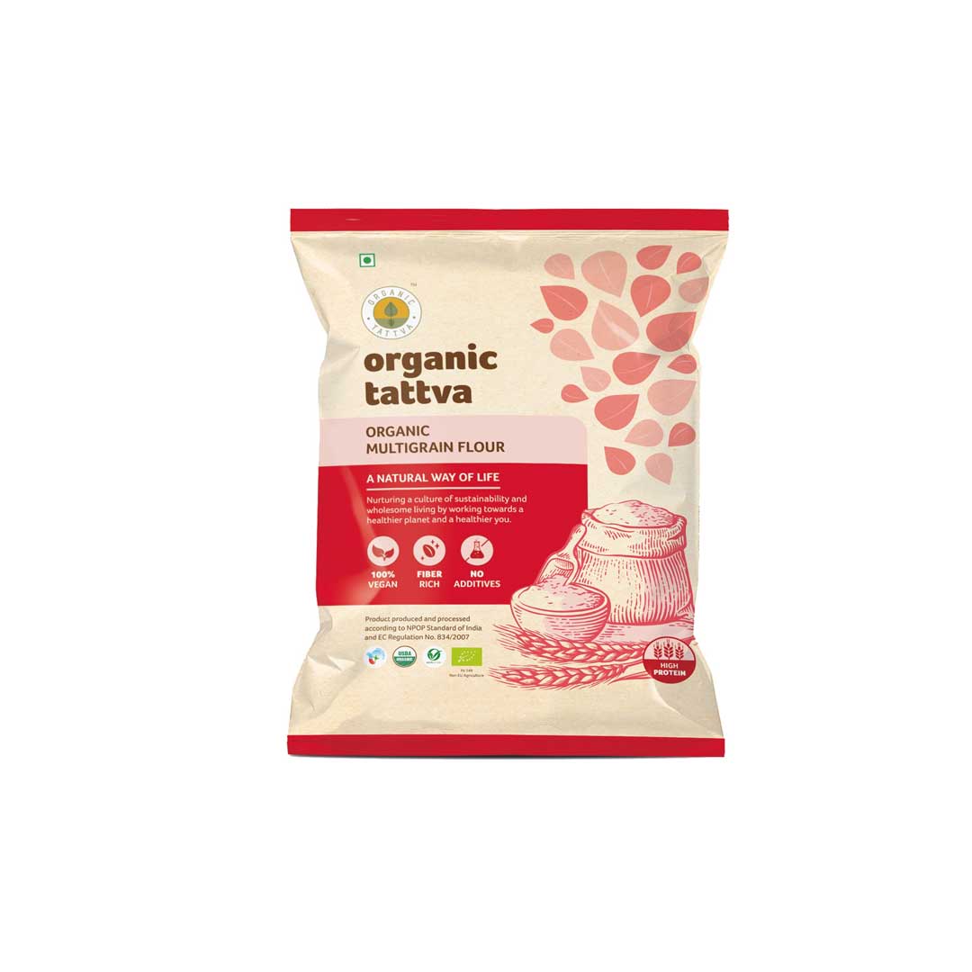 Organic Tattva Multigrain Flour 1Kg – Benzer Foods