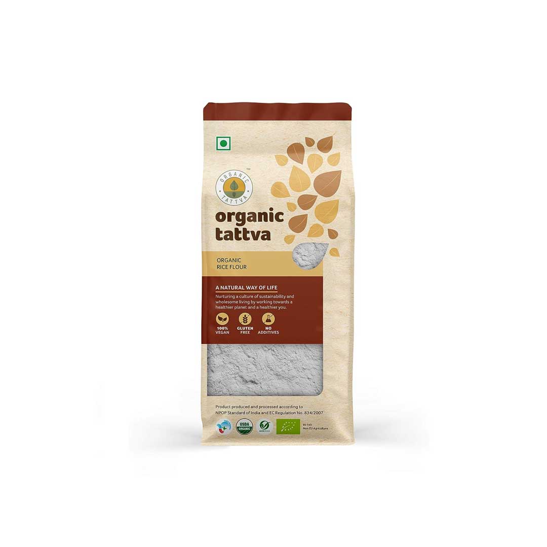 Organic Tattva Rice Flour 500Gm – Benzer Foods