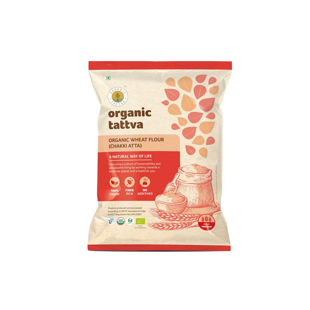 Organic Tattva Wheat Flour Atta 1Kg